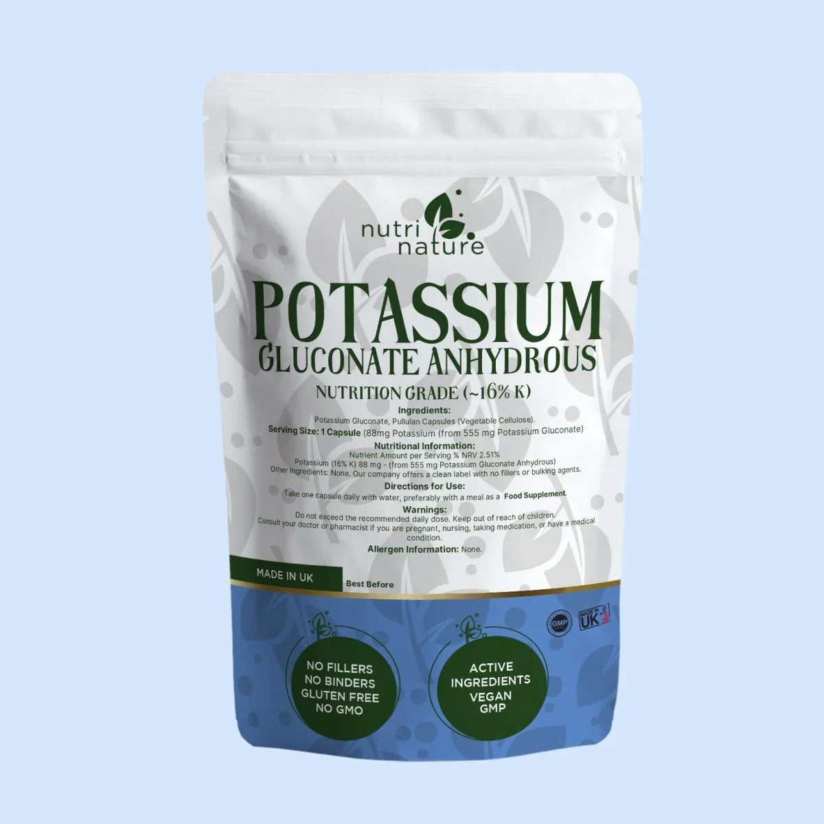Potassium Gluconate - nutrinature