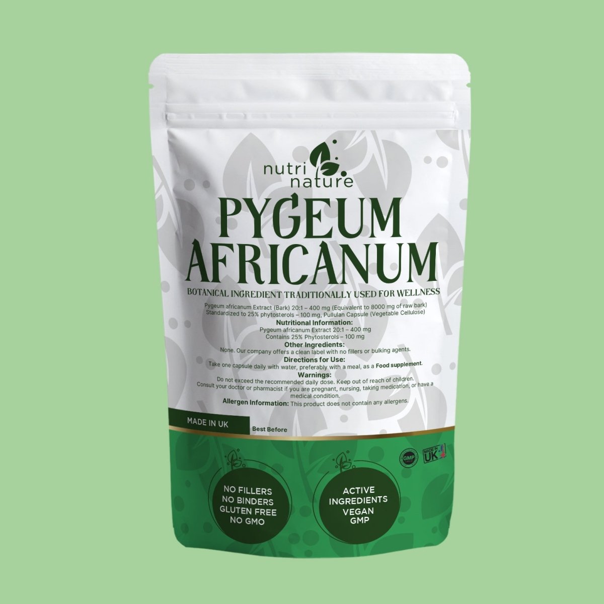 Poygeum Africanum - nutrinature