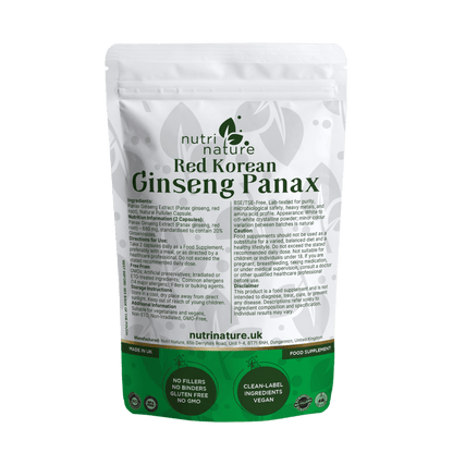 Red Korean Ginseng Panax - nutrinature