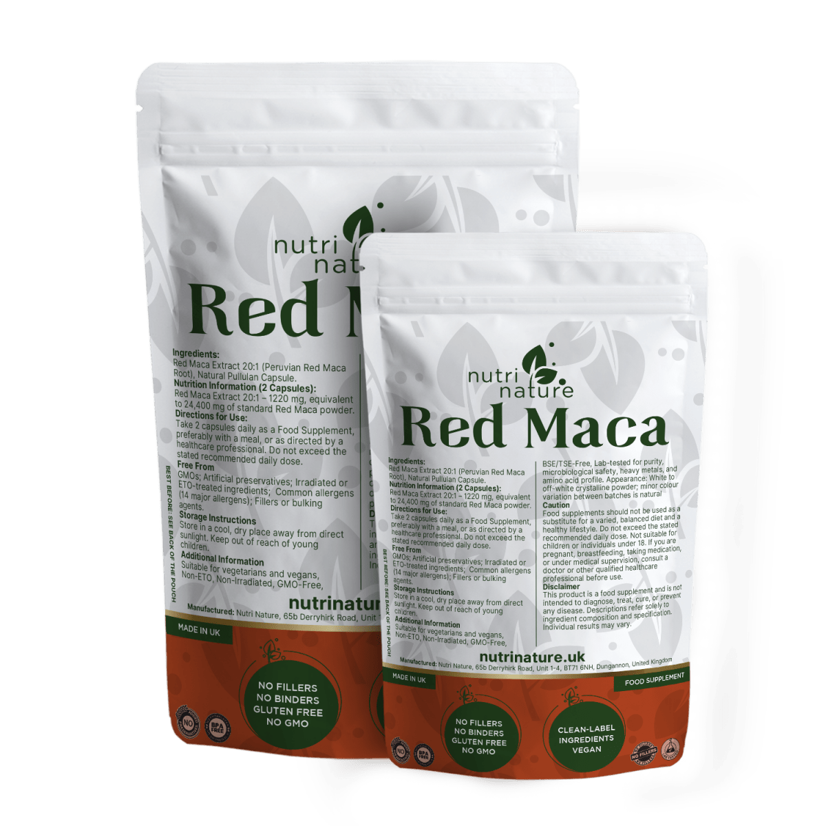 Red Maca Root Extract 20:1 - nutrinature
