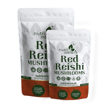 Red Reishi Mushrooms 580mg - nutrinature