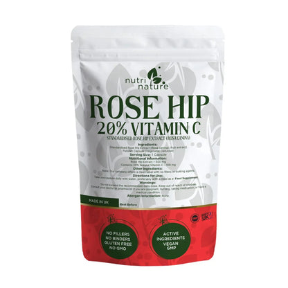 Rose Hips Extract - 20% Natural Vitamin C - nutrinature