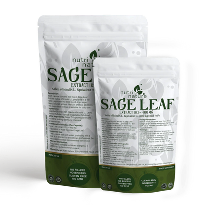 Sage Leaf Extract 10:1 – 400 mg - nutrinature