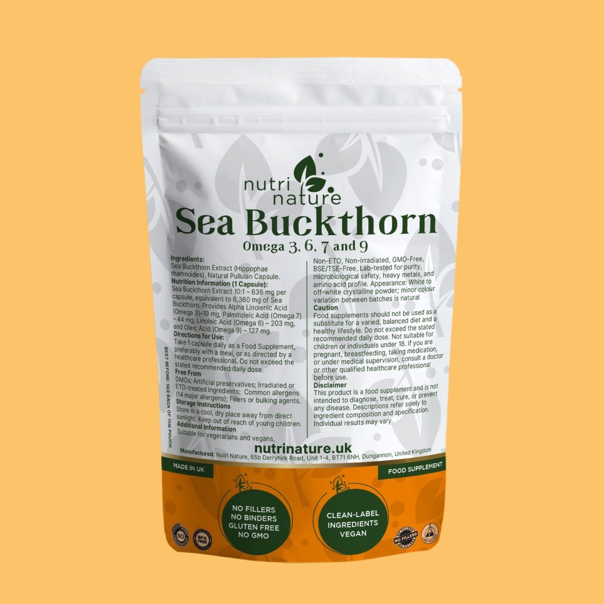 Sea Buckthorn 636mg - nutrinature
