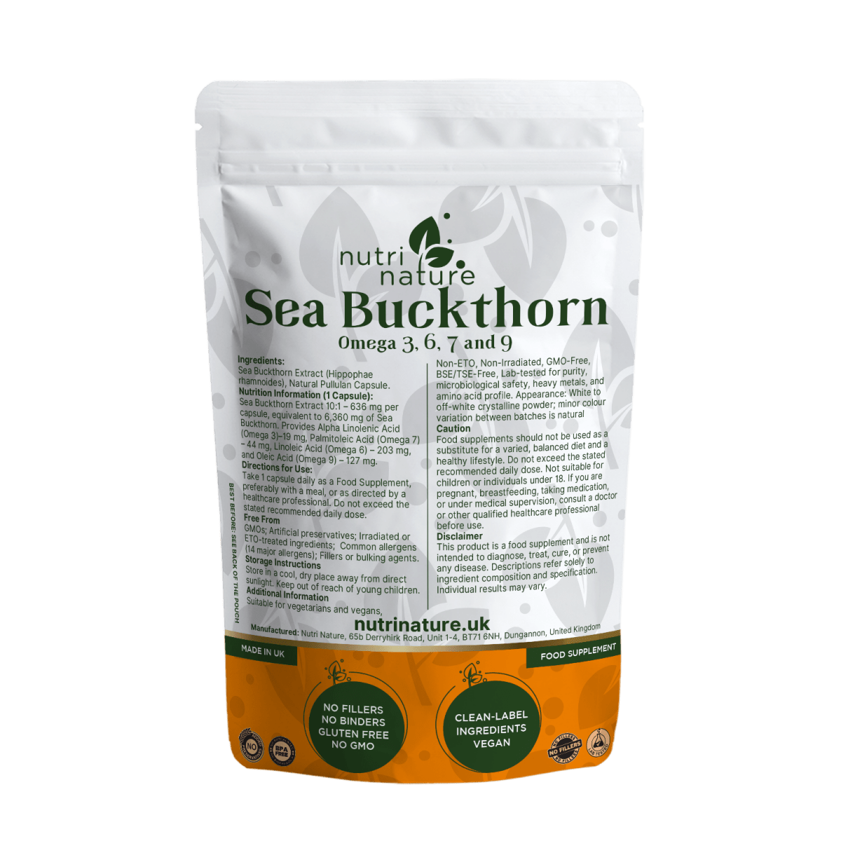 Sea Buckthorn 636mg - nutrinature