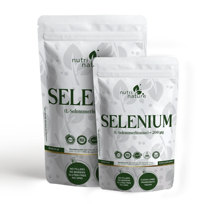 Selenium 200 µg – L-Selenomethionine – Clean Label – Vegan Capsules - nutrinature