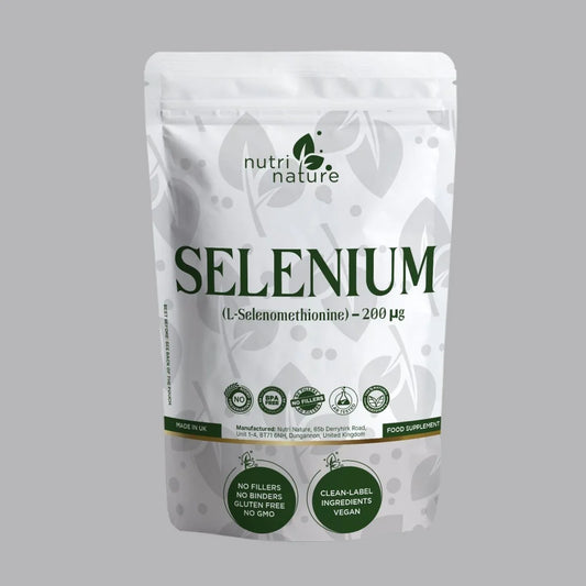 Selenium 200 µg – L-Selenomethionine – Clean Label – Vegan Capsules - nutrinature