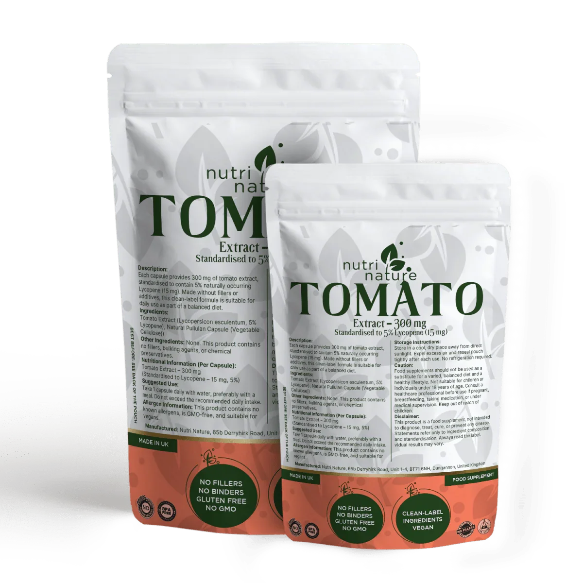Tomato Extract 300mg - nutrinature