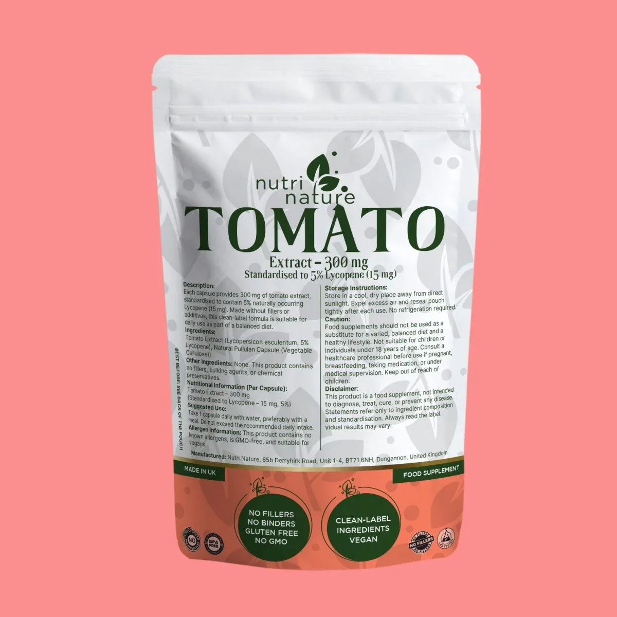 Tomato Extract 300mg - nutrinature