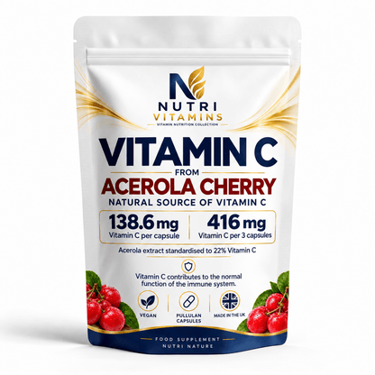 Vitamin C from Acerola Cherry Extract 22% - nutrinature