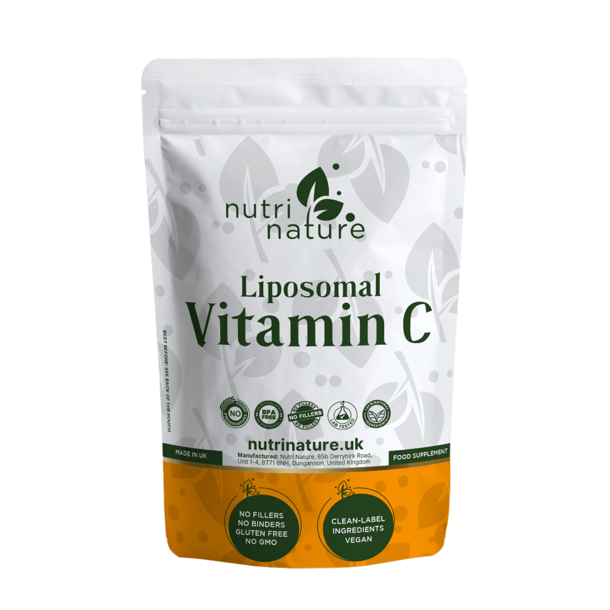 Vitamin C Liposomal - blended with sunflower lecithin - nutrinature