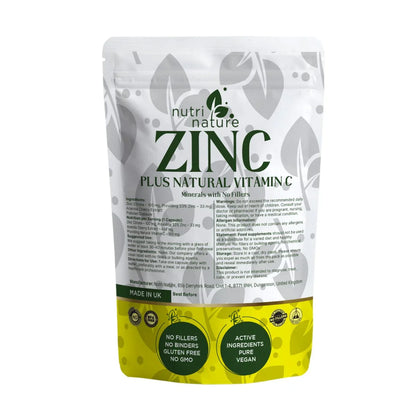Zinc With Natural Vitamin C - nutrinature