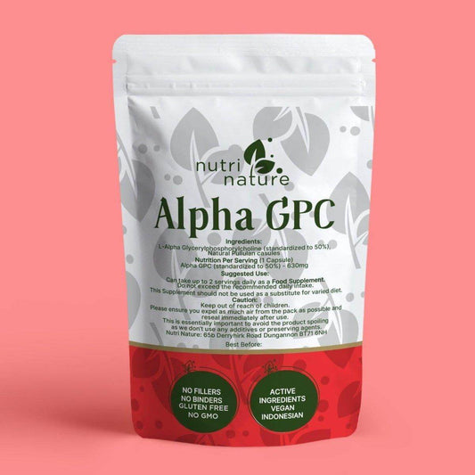 Alpha GPC 650mg - NutriNature