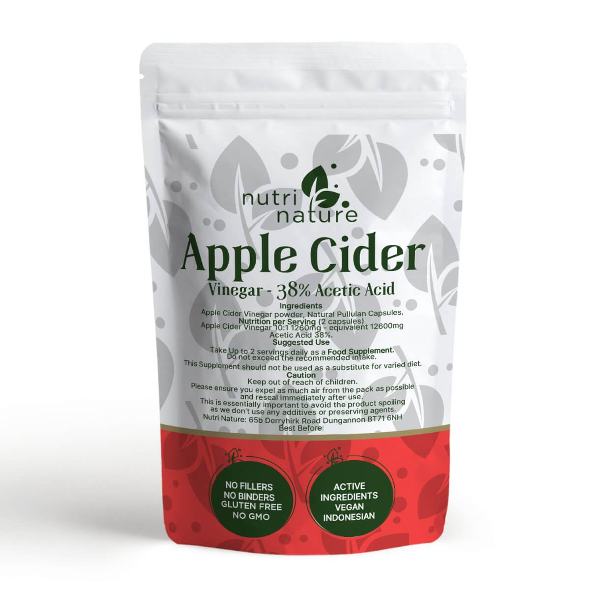 Apple Cider Vinegar 1260mg - nutrinature