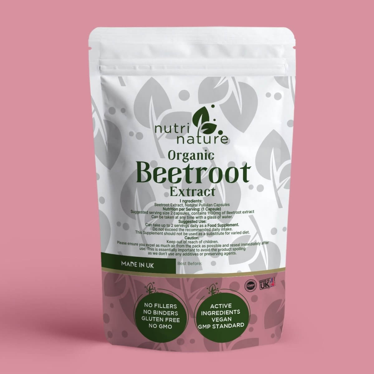 Beetroot Extract 620mg - nutrinature