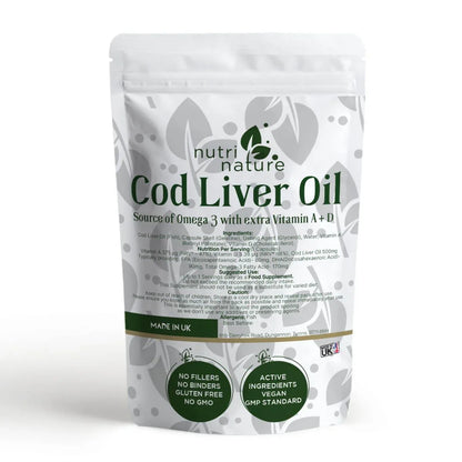 Cod Liver Oil 500mg - nutrinature