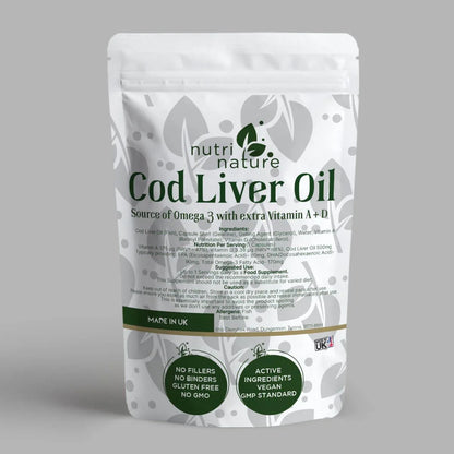 Cod Liver Oil 500mg - nutrinature