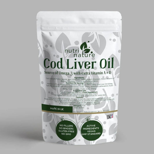 Cod Liver Oil 500mg - nutrinature