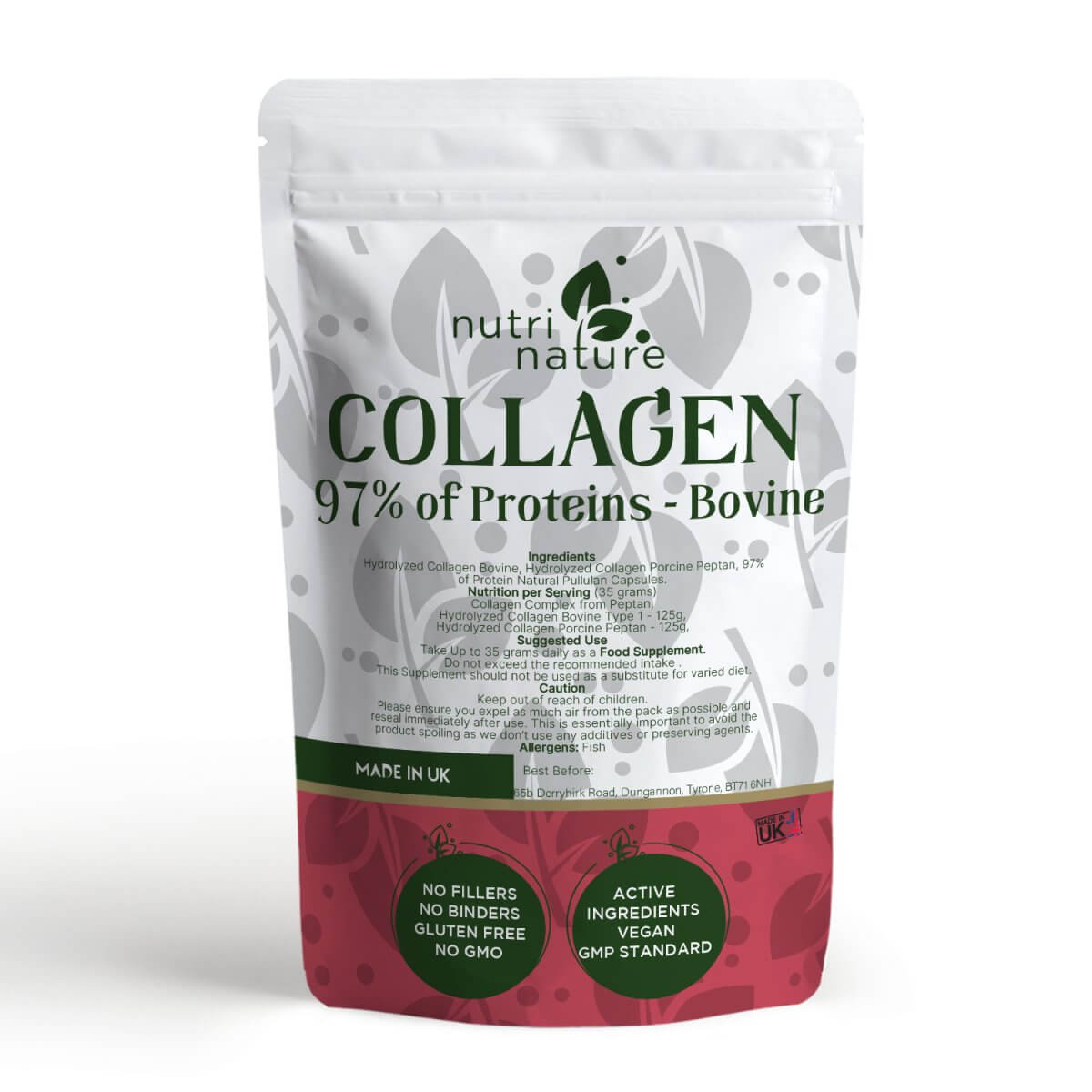 Collagen Bovine Powder - nutrinature