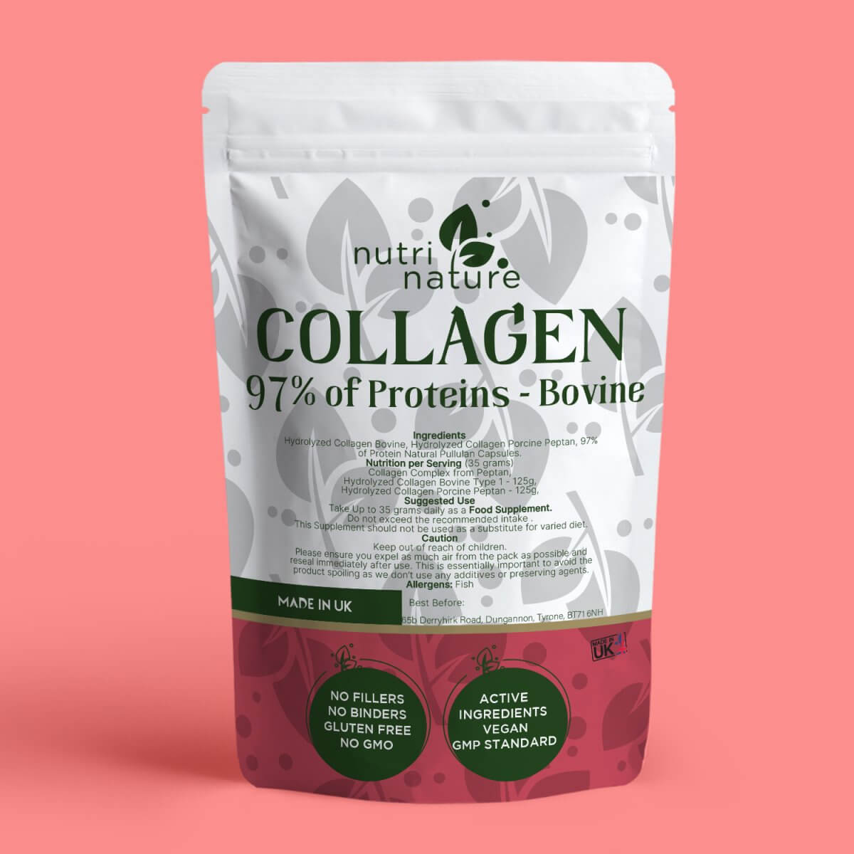 Collagen Bovine Powder - nutrinature