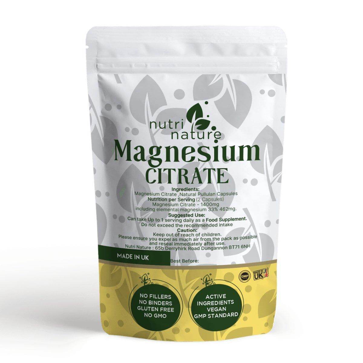 Magnesium Citrate 700mg - NutriNature