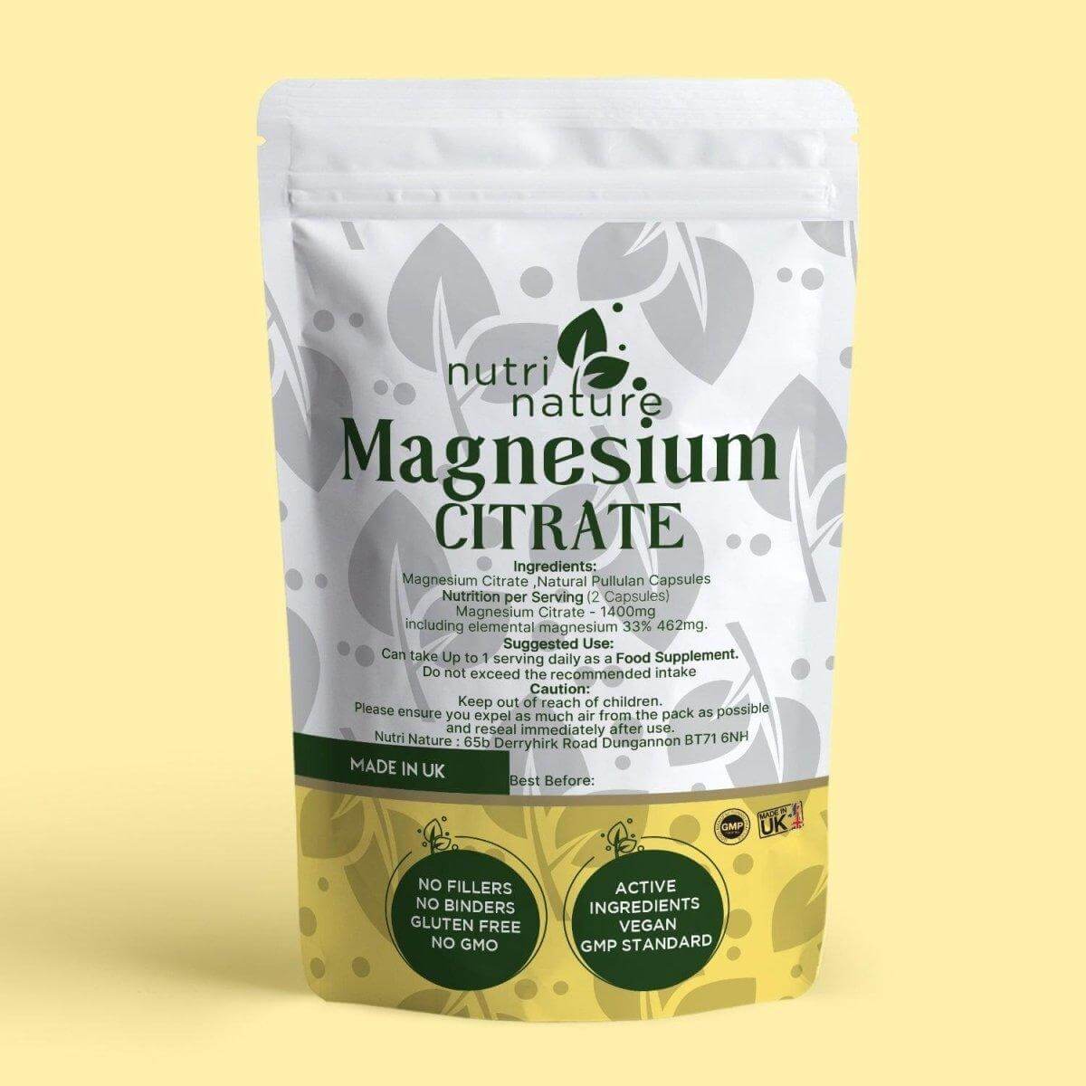 Magnesium Citrate 700mg - NutriNature