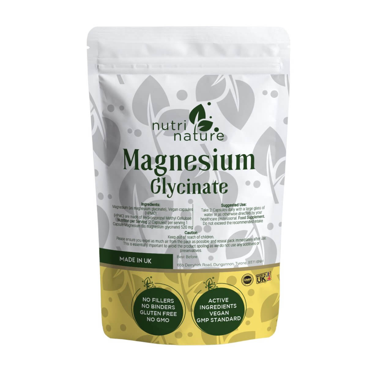 Magnesium Glycinate 800mg - nutrinature