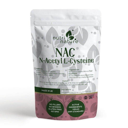 NAC N Acetyl Cysteine 600mg - NutriNature