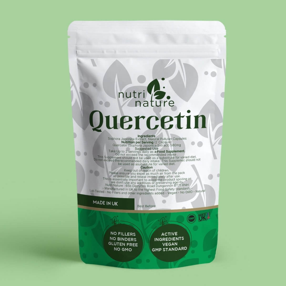 Quercetin 540mg - nutrinature