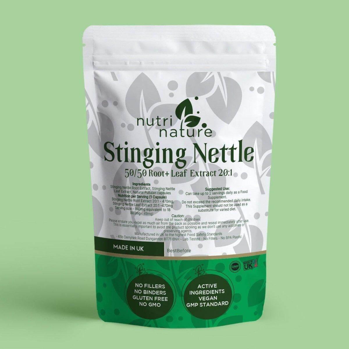 Stinging Nettle Leaf 490mg - nutrinature