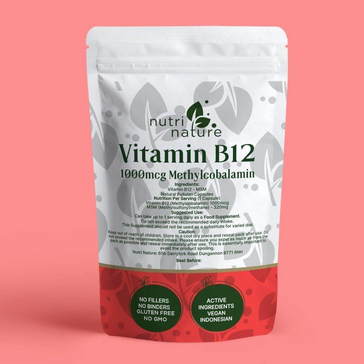 Vitamin B12 Methylcobalamin 1000mcg - nutrinature