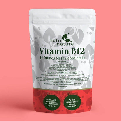 Vitamin B12 Methylcobalamin 1000mcg - nutrinature
