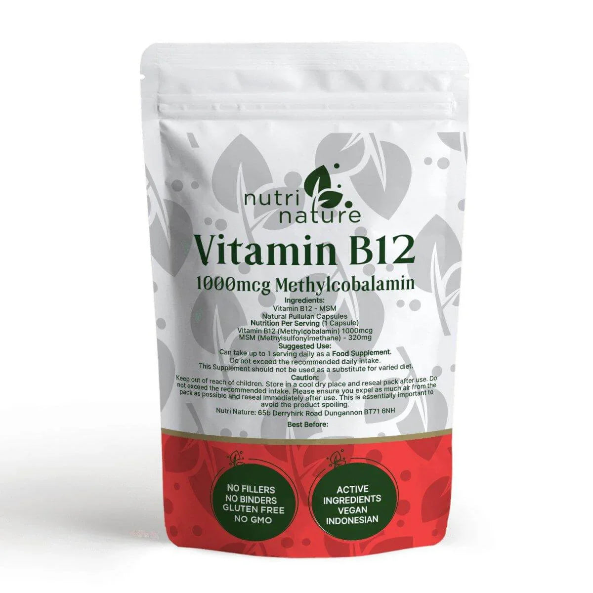 Vitamin B12 Methylcobalamin 1000mcg - nutrinature