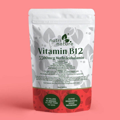 Vitamin B12 Methylcobalamin 5500mcg - nutrinature