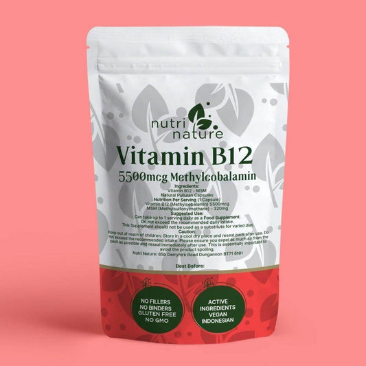 Vitamin B12 Methylcobalamin 5500mcg - nutrinature