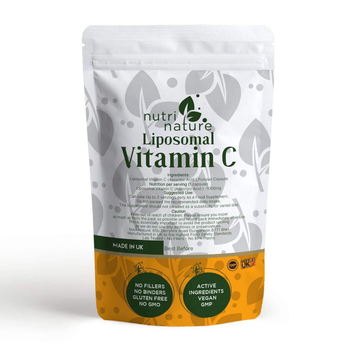 Vitamin C 1000mg Liposomal - nutrinature