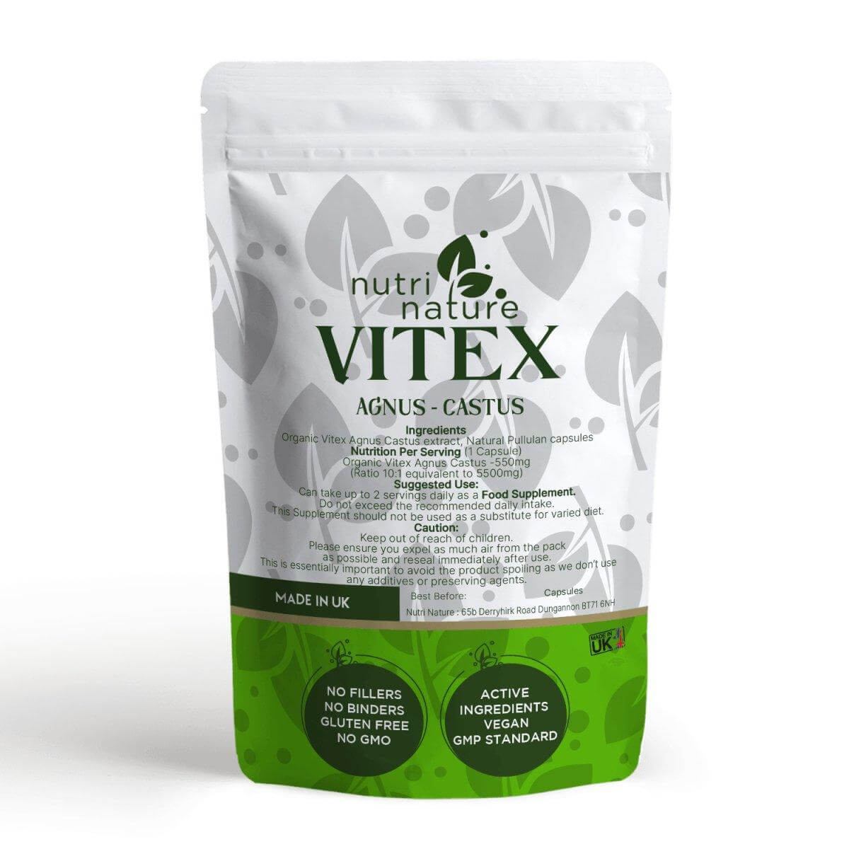 Vitex Chaste Berry 550mg - NutriNature